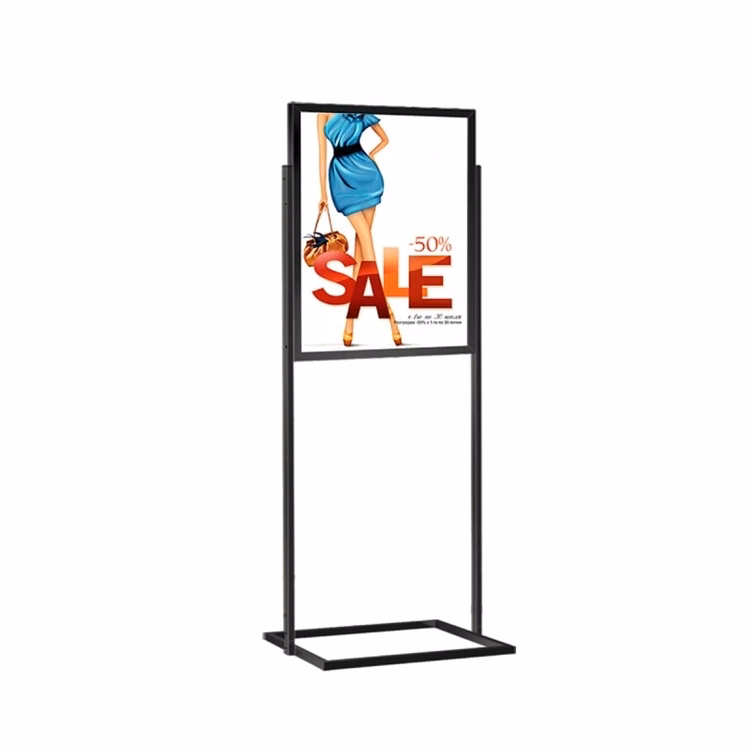 Top Loader, 4mm Coroplast Double-Sided sign holder stand