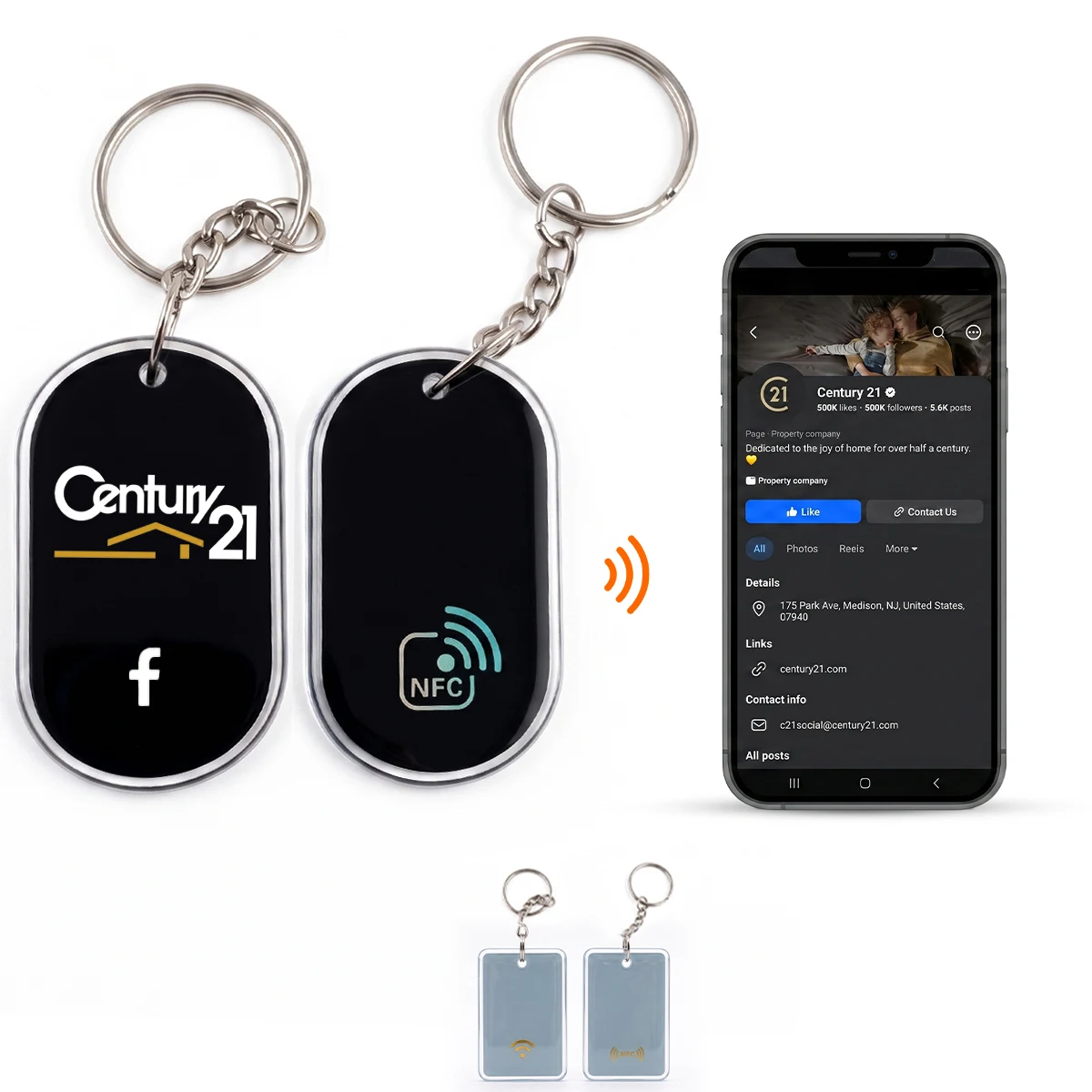 Magic'Tap NFC Epoxy Key Tag 1