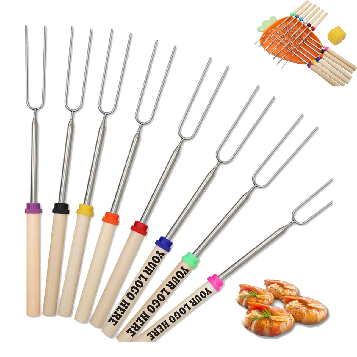 Scalable U-Shaped Bbq Fork 1