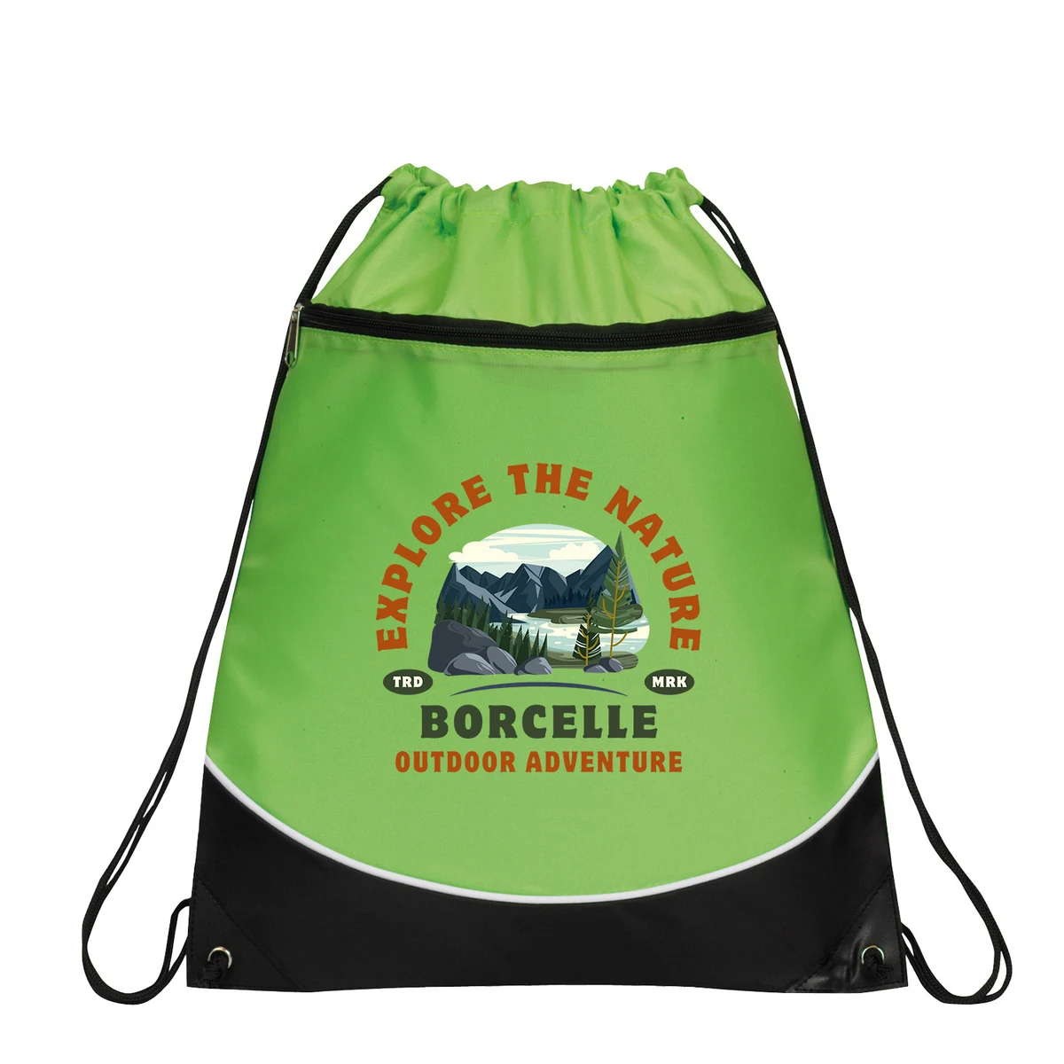 Pocket Drawstring Backpack 1