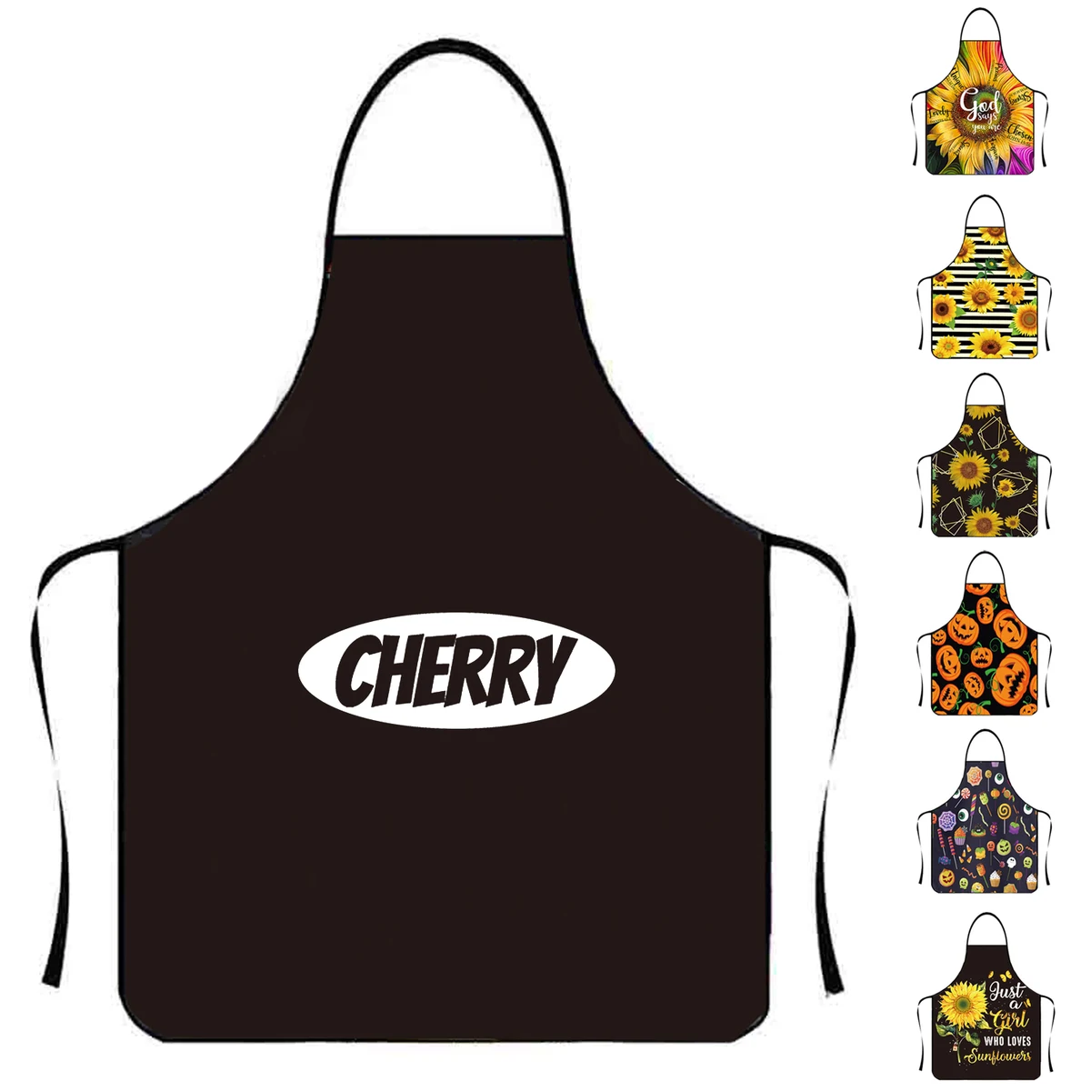 Waterproof Custom Print Sleeveless Apron 1