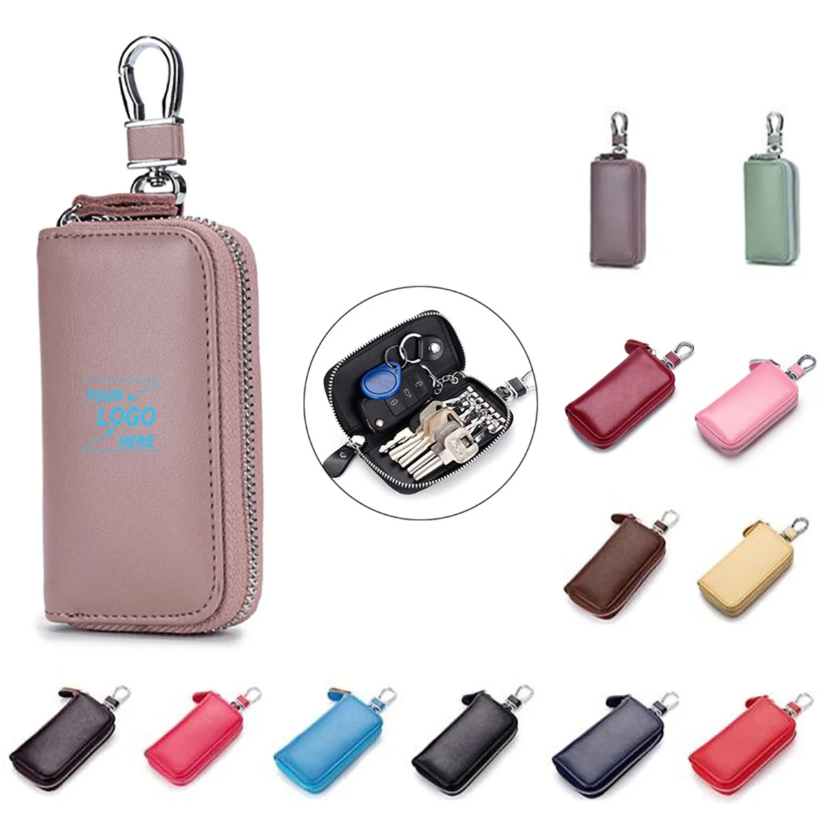 Adult Unisex Leather Car Key Holder 1