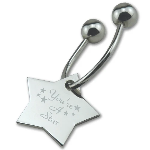 Designer Inspired Star Keytag 1