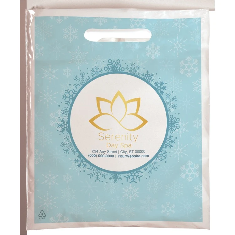 Christmas Scatter Design 2 Plastic Bag (7.5" x 9") 1