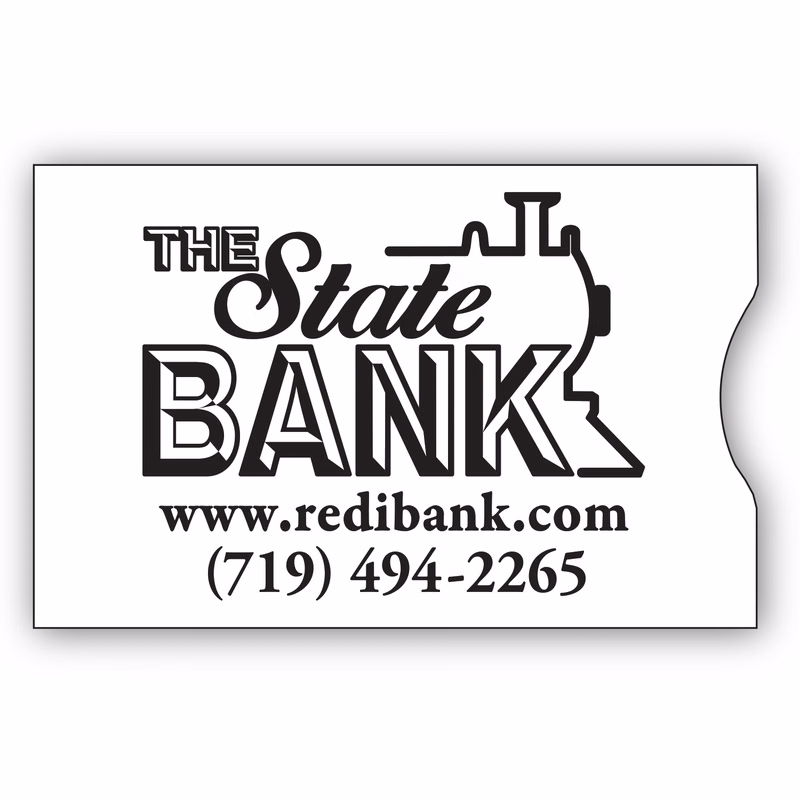 RFID Tyvek Sleeve/1 Color Imprint