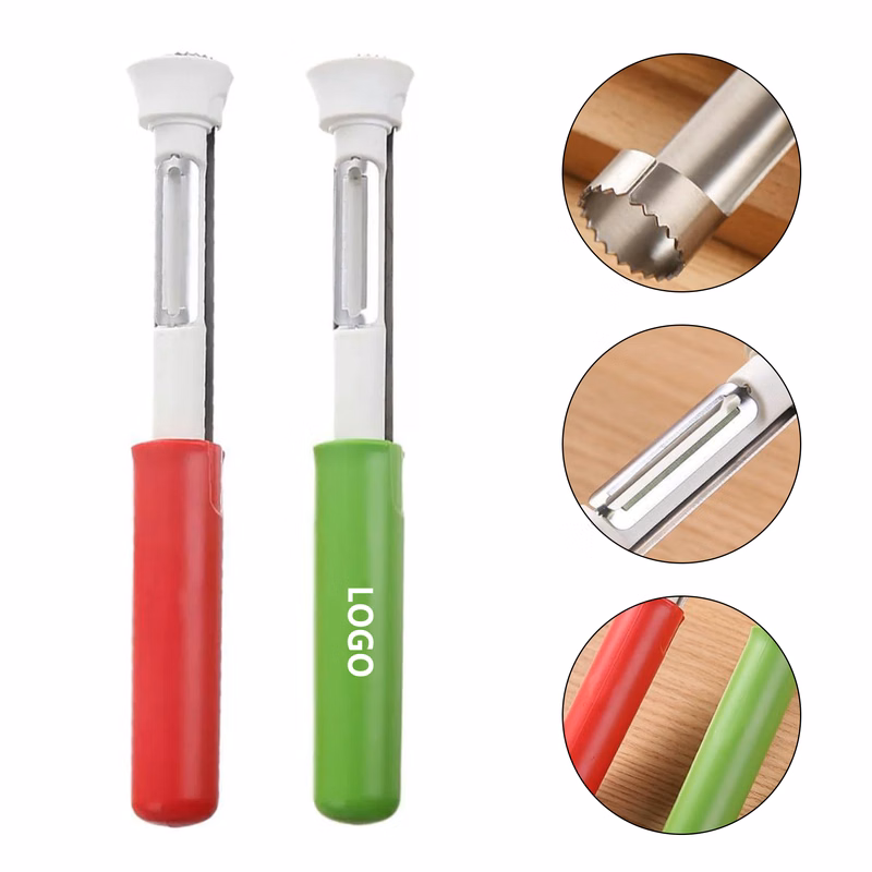 2 in 1 Stainless Steel Fruit Corer Peeler