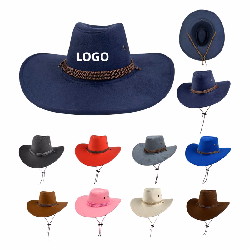 Suede Western Cowboy Hat
