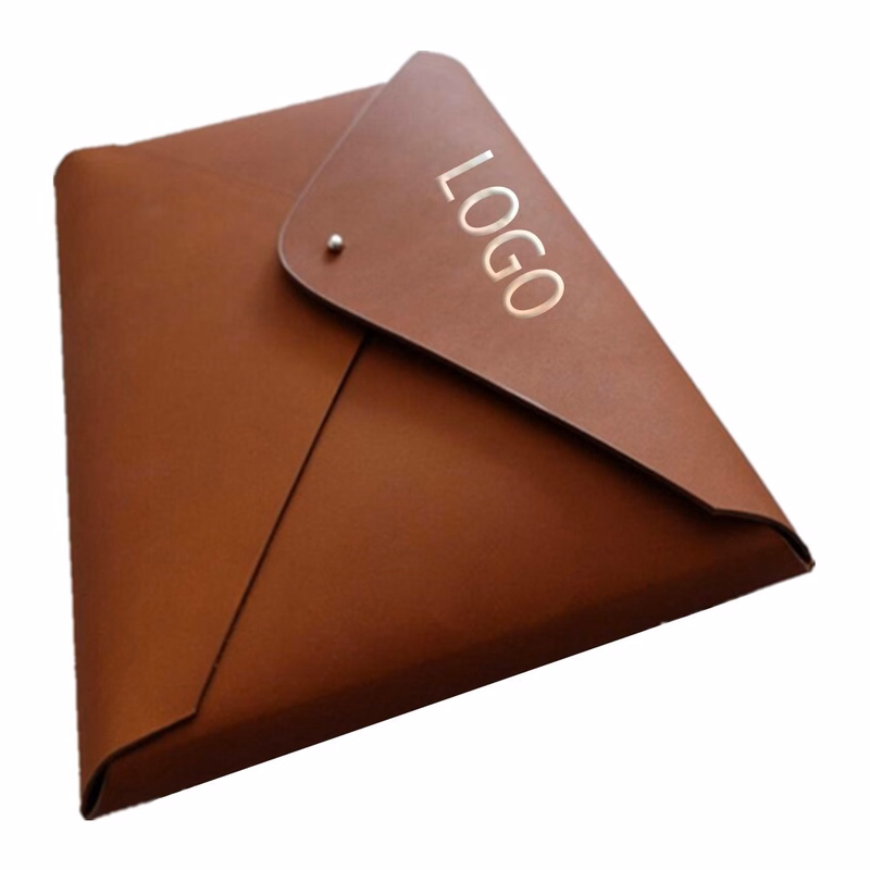 Leather Flip Cover Document Bag Envelope Case