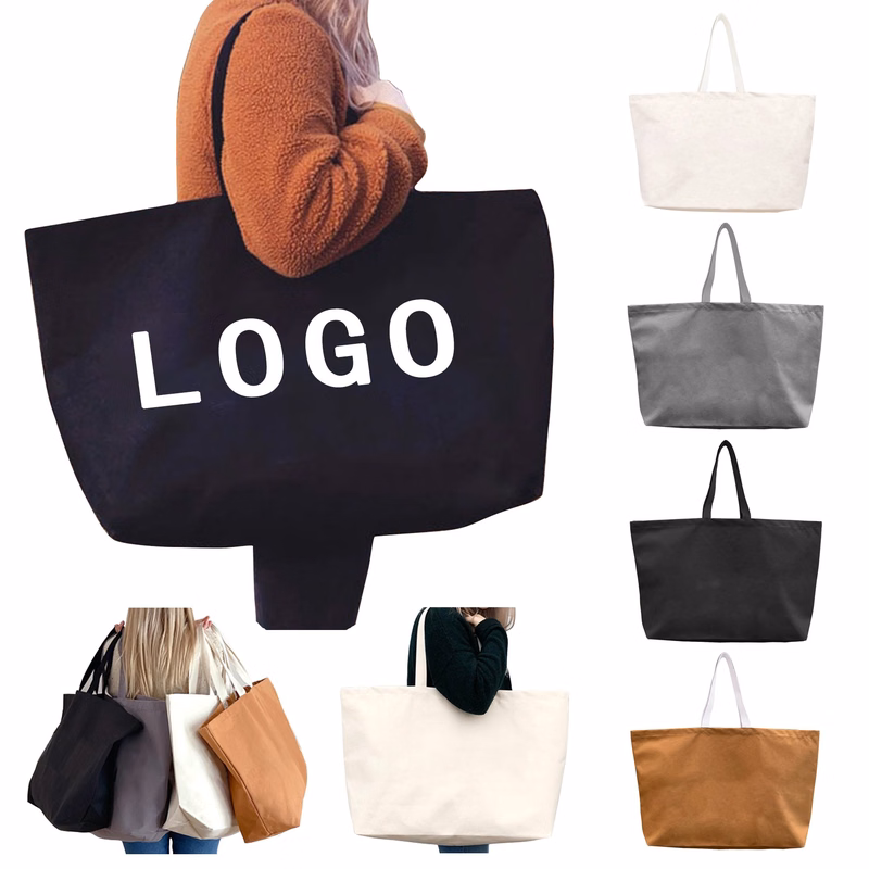 Large Capacity Canvas Shopping Bag