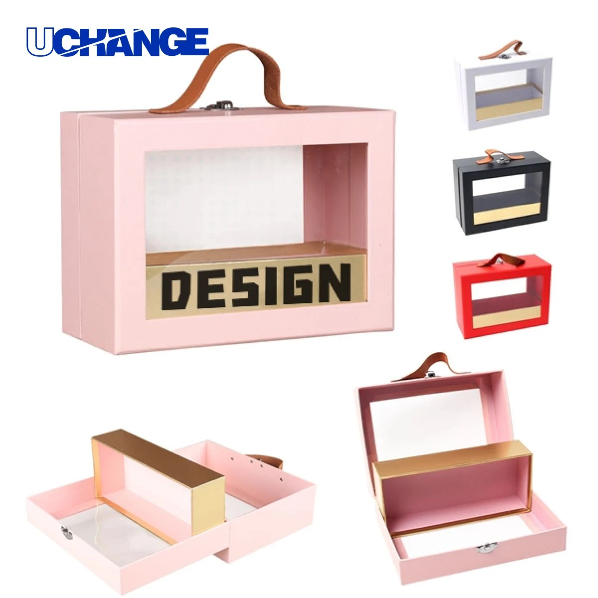 Square Gift Box with Window 1