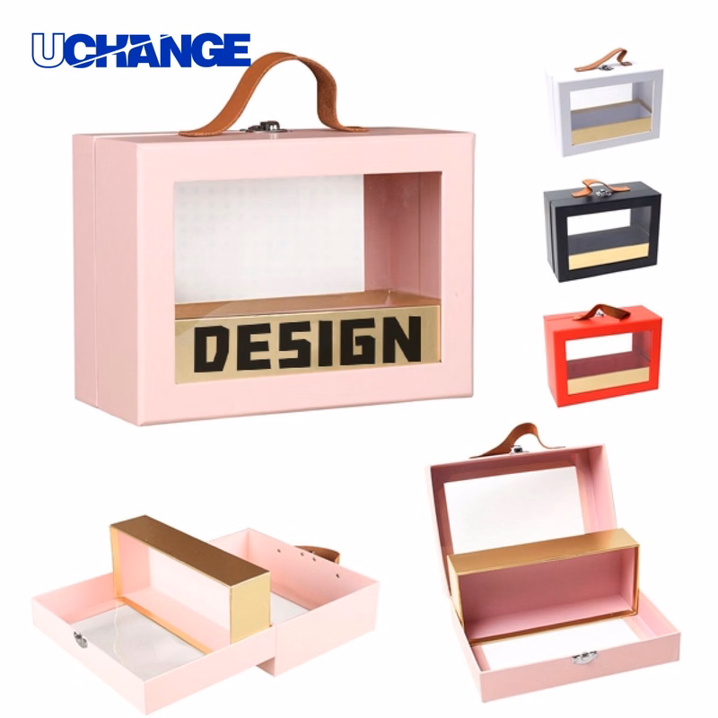 Square Gift Box with Window