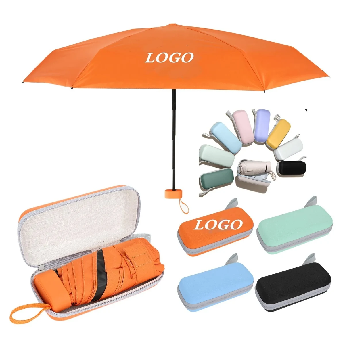 Mini Umbrella With Carrying Case 1