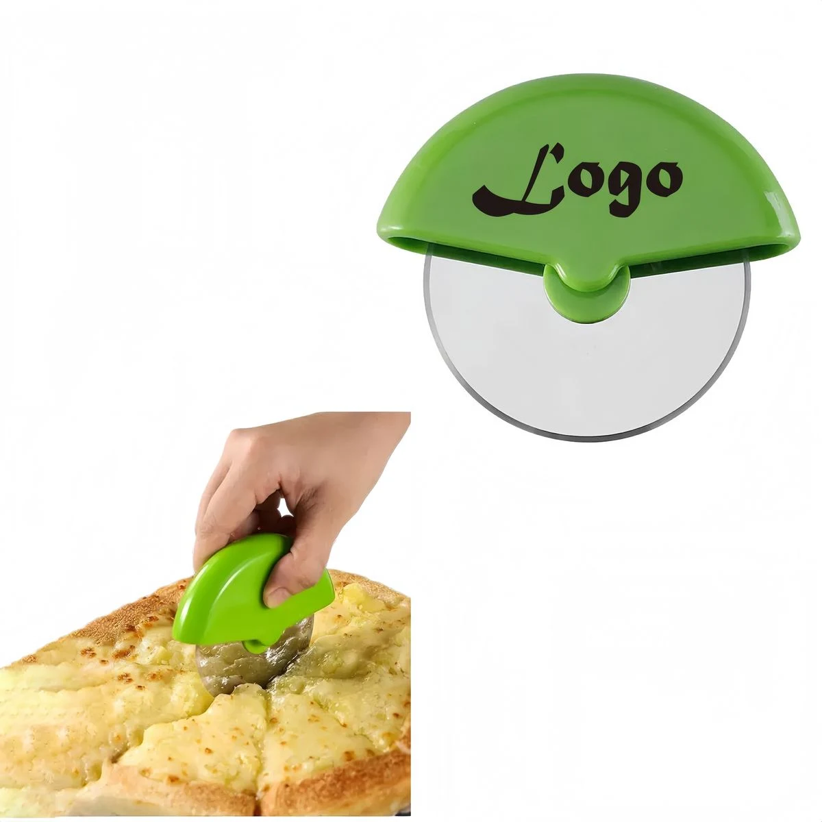 Pizza Slicer Wheel with Safety Cover 1