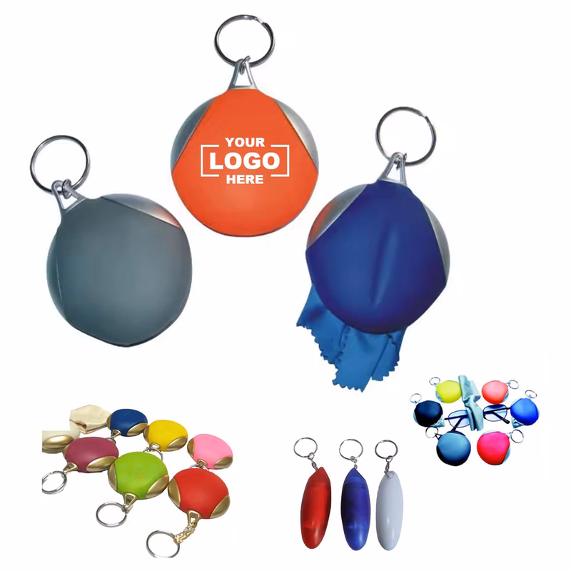 Microfiber Eyeglass Cleaning Keychain