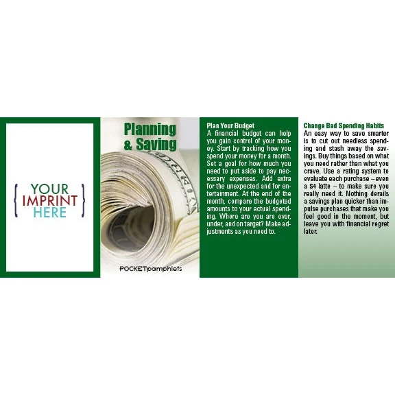POCKET PAMPHLET - Planning & Saving Pocket Pamphlet 1