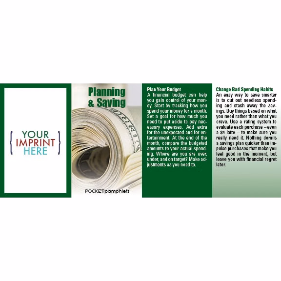 POCKET PAMPHLET - Planning & Saving Pocket Pamphlet