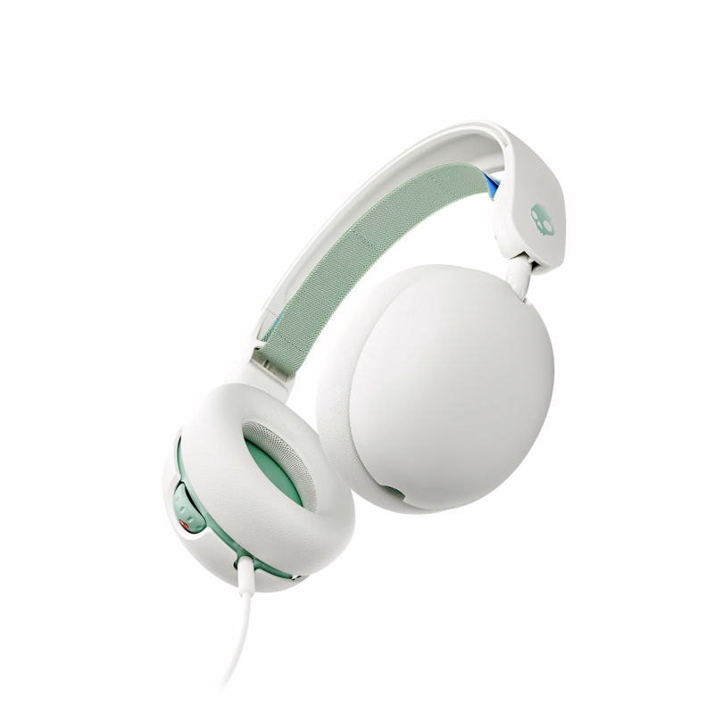 Skullcandy Grom Over-Ear Wired Headphones for Kids, Volume-Limiting, Share Audio Port, Microphone...