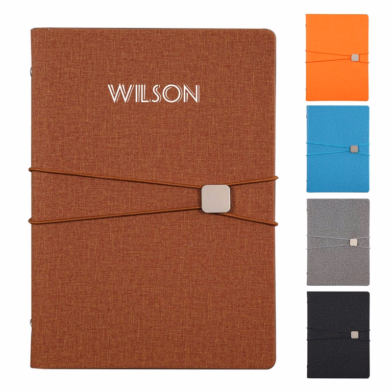 A5 PU Leather Elastic Buckle Notebook