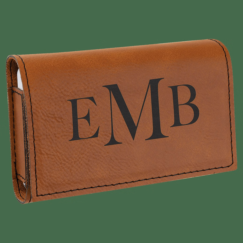 4 3/4" x 3 1/8" Rawhide Leatherette Pill Box