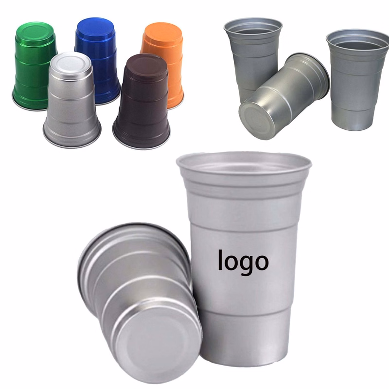 15oz Aluminum Beer Cup Reusable Party
