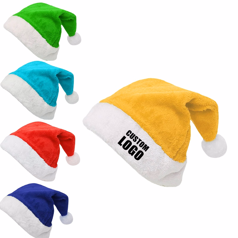 MOQ 10 pcs Christmas Decor Santa Hat