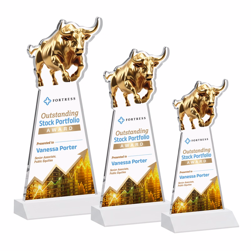Raging Bull VividPrint™ Award - White