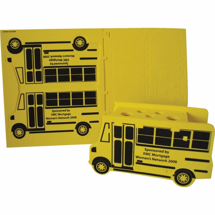 School Bus Puzzle Organizer