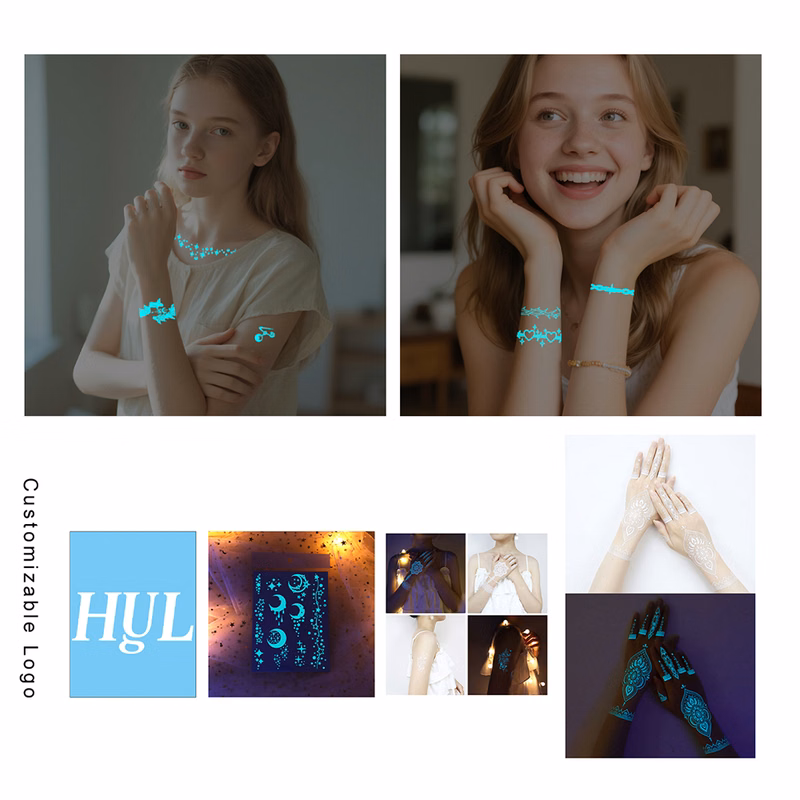 Customized Luminous Tattoo Sticker