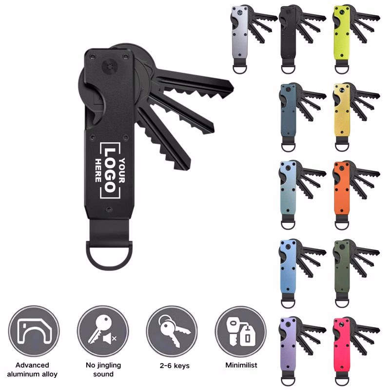 Aluminum Alloy Portable Key Organizer Keychain