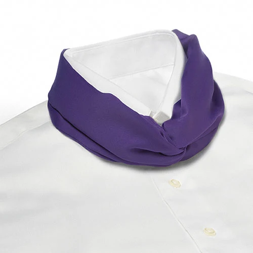 Purple Knot Scarf 1