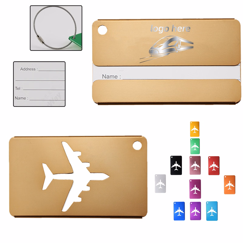 Premium Aluminum Luggage Tags