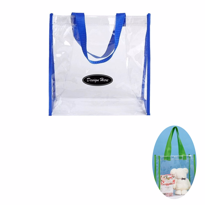 Clear Vinyl Security-Approved Shoulder Tote