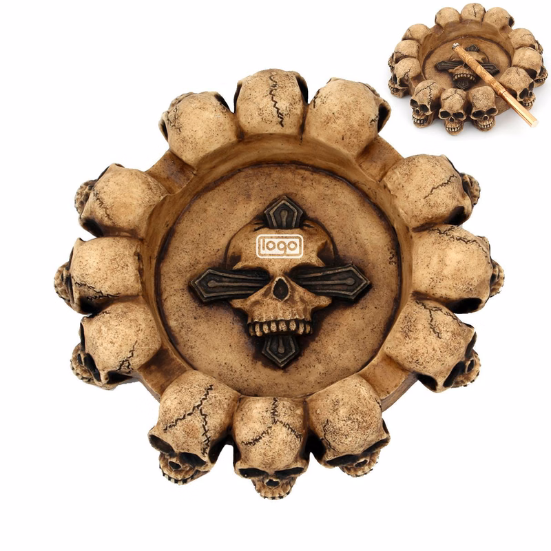 Round Skull Ashtray