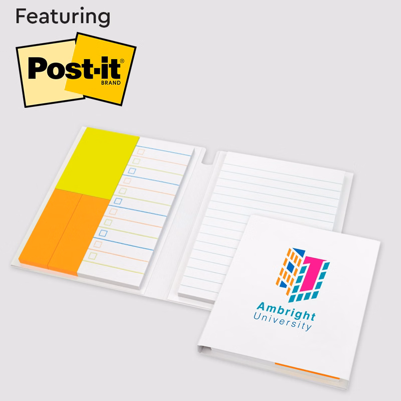 Essential Journal featuring Post-it? Notes and Flags — Option 1 -