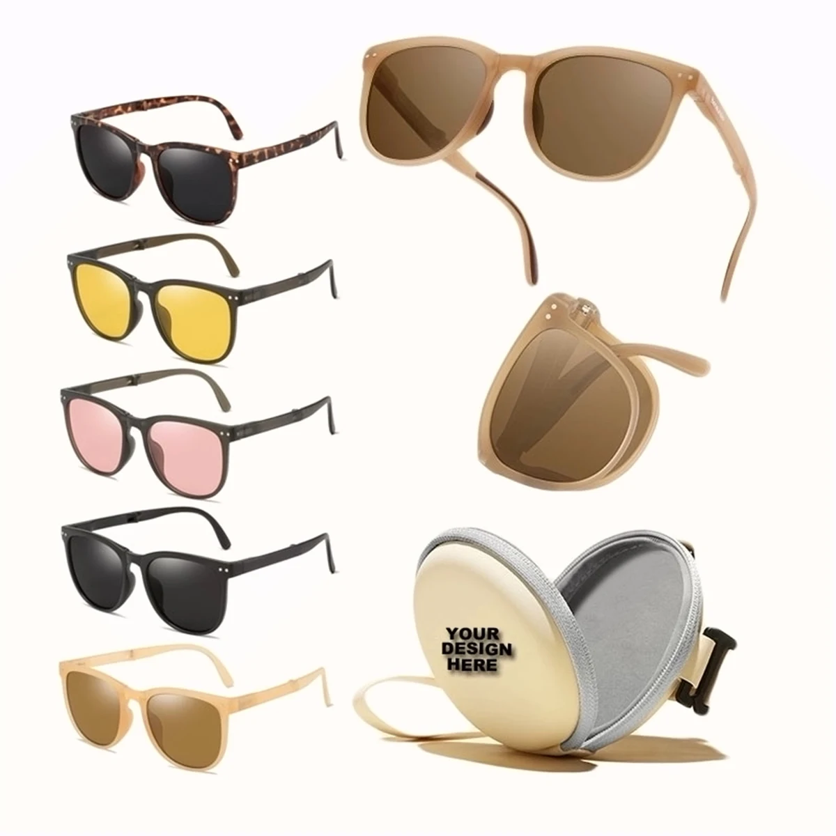 Uv Blocking Foldable Sunglass With Box 1