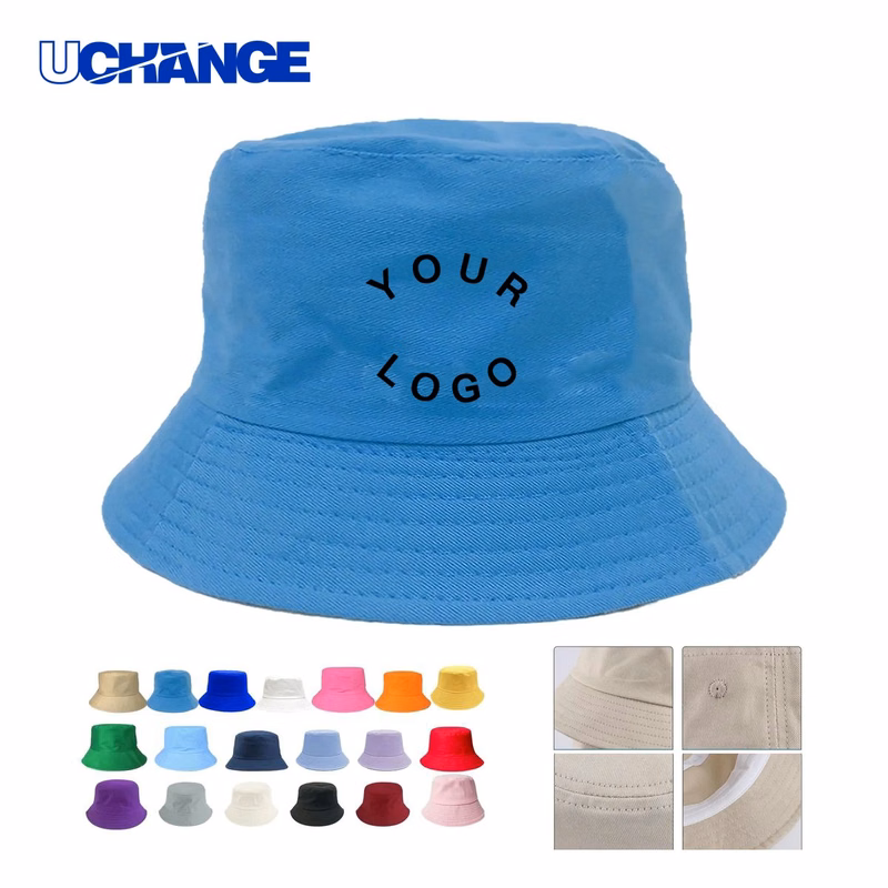 Cotton Brim Bucket Hat Headwear for Casual Wear