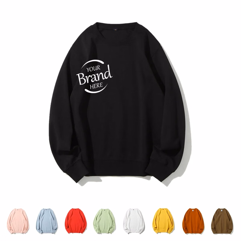 Crew Neck Pullover Sweatshirt 300g Cotton