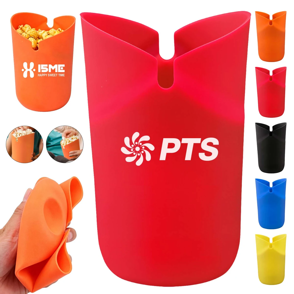 Silicone Microwave Popcorn Bucket 1
