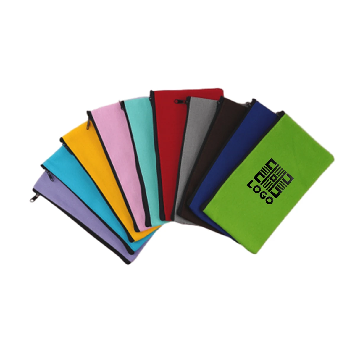 Customizable Colorful Canvas Stationery Bag 1