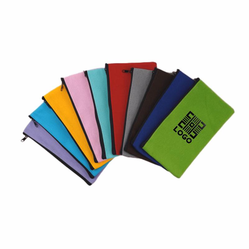 Customizable Colorful Canvas Stationery Bag
