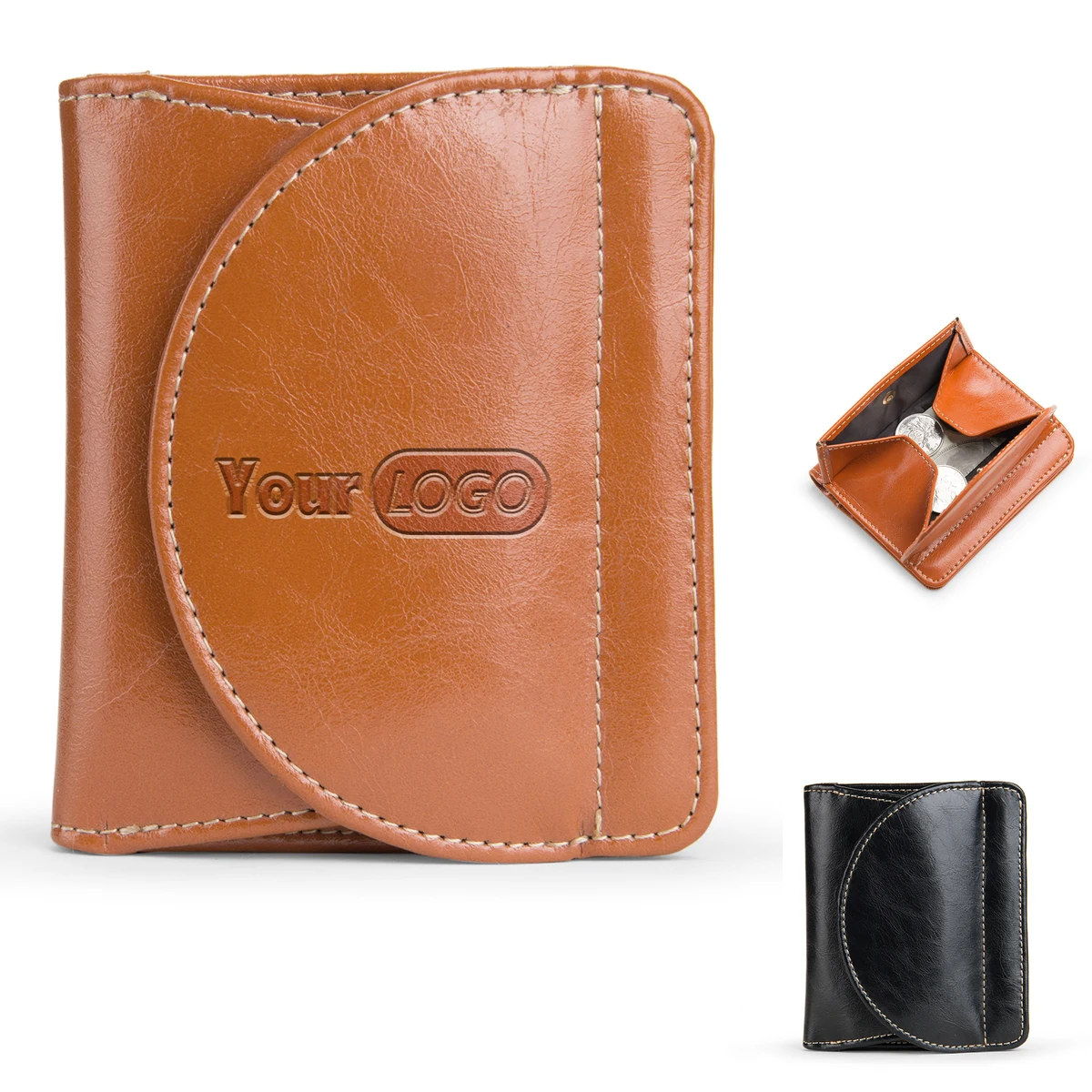 Soft Genuine Leather Change Purse 1