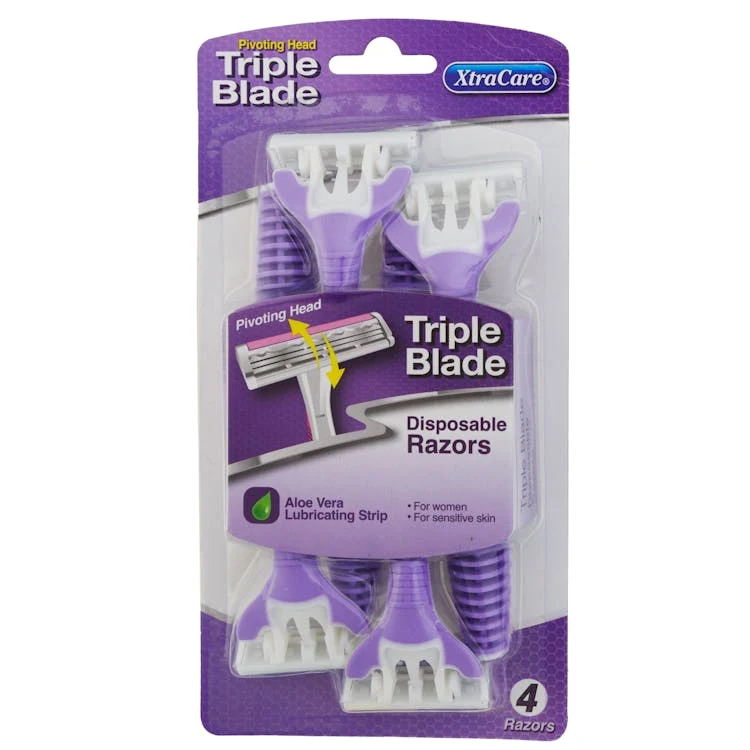 Women's Triple Blade Razors - 4 Pack 1