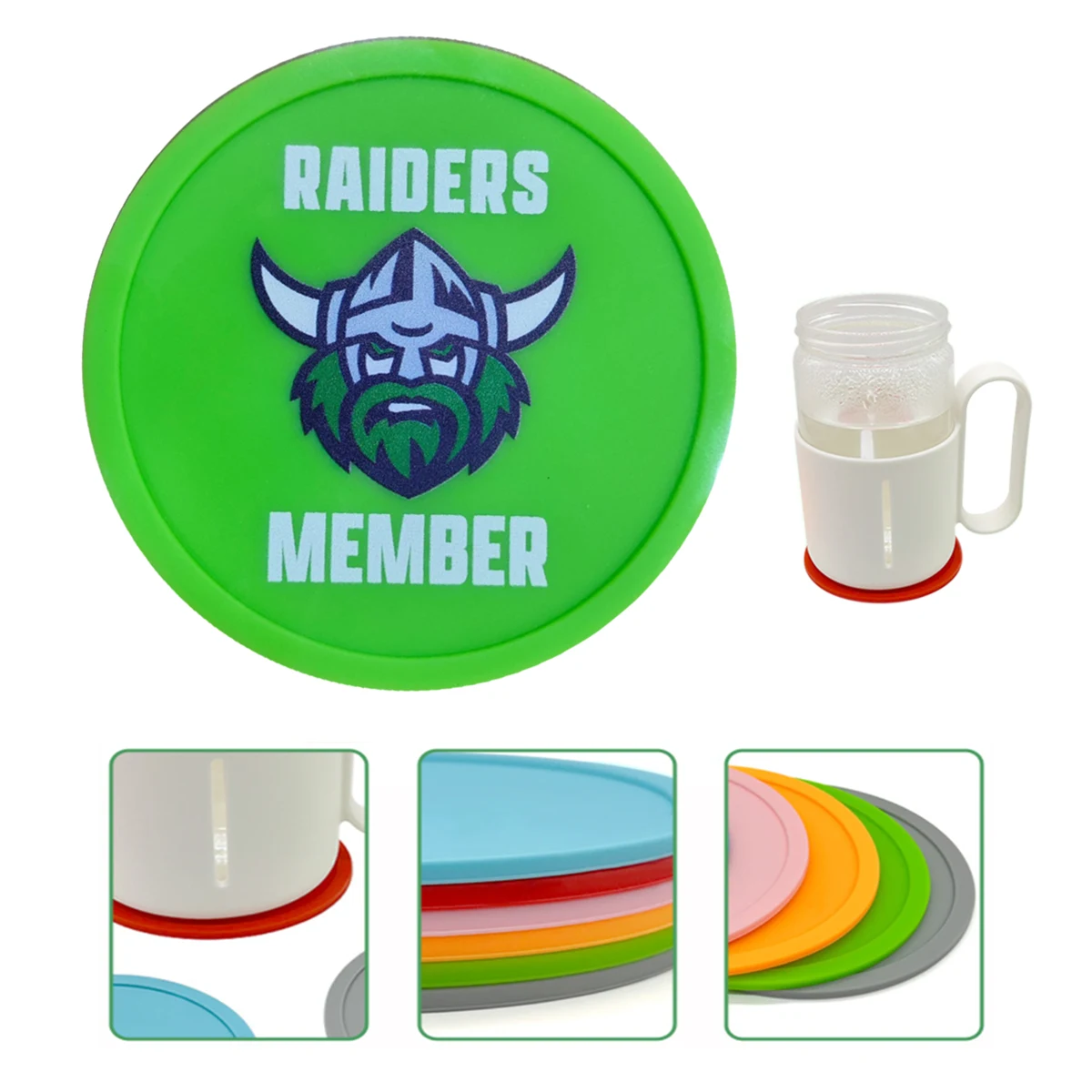 Heat Resistant Waterproof Silicone Drink Cup Coaster 1