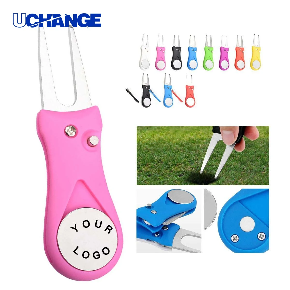 Durable Golf Divot Tool with Marker and Clip 1