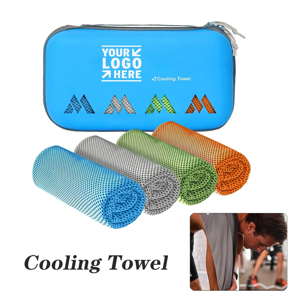 Quick Dry Ultra Soft Microfiber Compact Gym Towel for Hiking Yoga Travel Sports Backpack 1