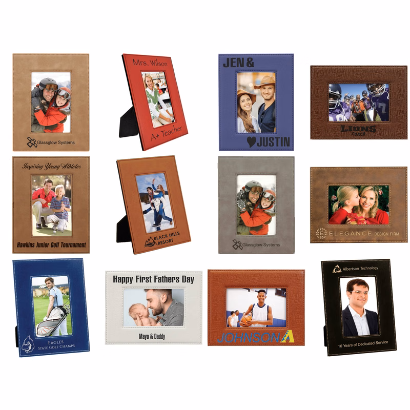 4" x 6" Leatherette Photo Frame