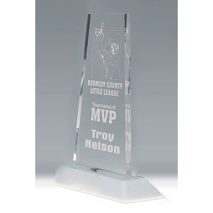 3" x 5" Clear Prism Pop-In Acrylic (Base not included) 1