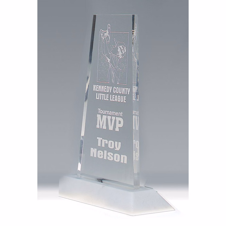 3" x 5" Clear Prism Pop-In Acrylic (Base not included)