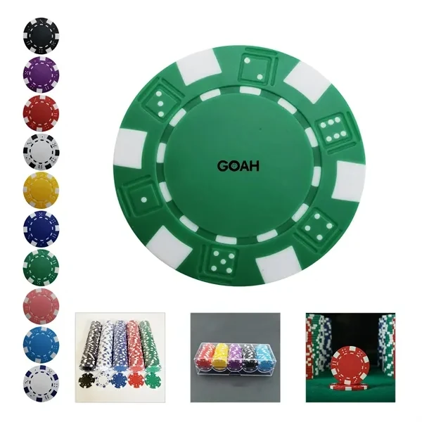 Custom 1.57 Inch Premium Metal Poker Chips With Textured Surface — Gaming Event Promo 1