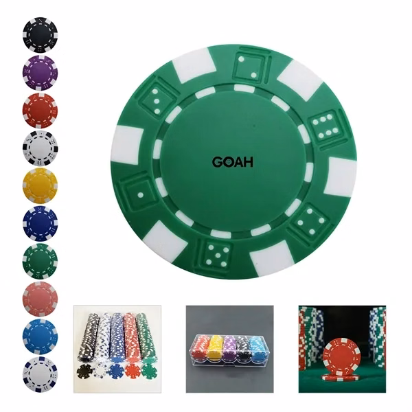 Custom 1.57 Inch Premium Metal Poker Chips With Textured Surface — Gaming Event Promo